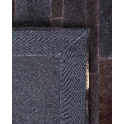 Dywan skórzany 140 x 200 cm brązowy ARTVIN