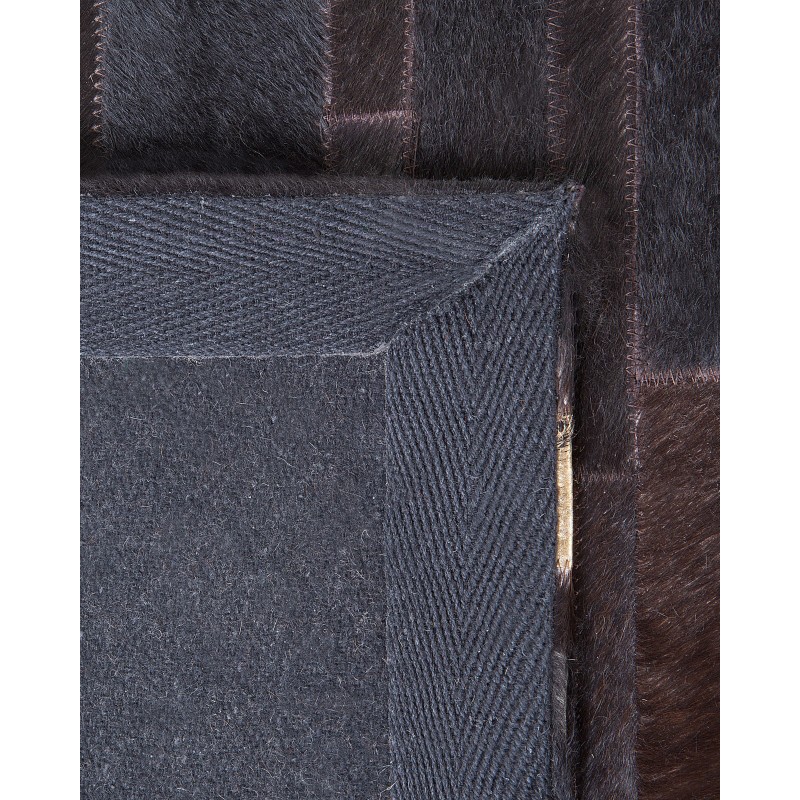 Dywan skórzany 140 x 200 cm brązowy ARTVIN