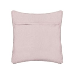 2 bawełniane poduszki dekoracyjne w serca 45 x 45 cm różowe GAZANIA