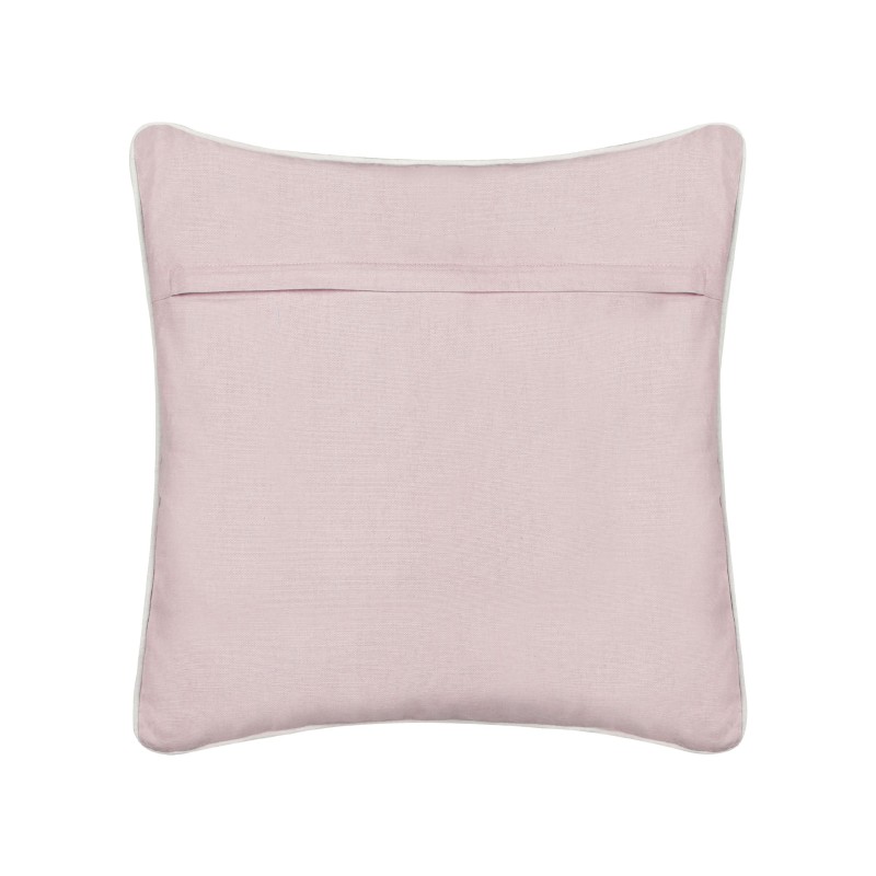 2 bawełniane poduszki dekoracyjne w serca 45 x 45 cm różowe GAZANIA