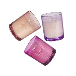 Zestaw 3 świeczek zapachowych SHEER JOY Wosk sojowy Nuty kwiatowe