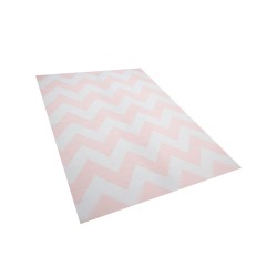 Dywan zewnętrzny 140 x 200 cm różowy KONARLI