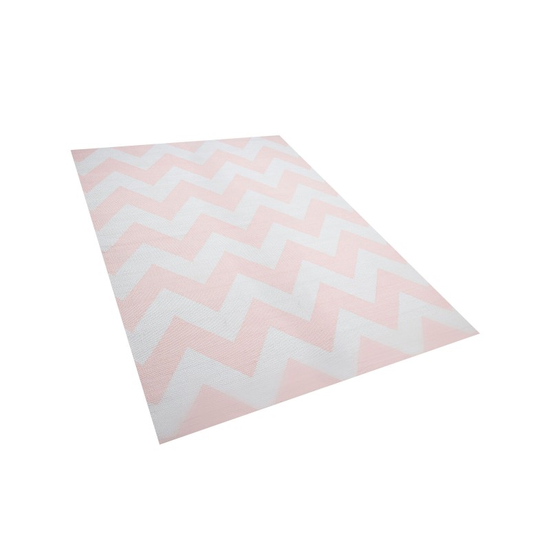 Dywan zewnętrzny 140 x 200 cm różowy KONARLI