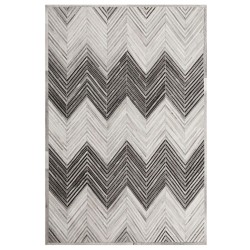 Dywan skórzany 160 x 230 cm szary AYTEPE