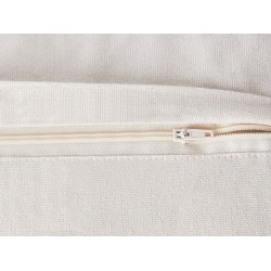 2 bawełniane poduszki dekoracyjne z frędzlami 30 x 50 cm biało-różowe LOVELY