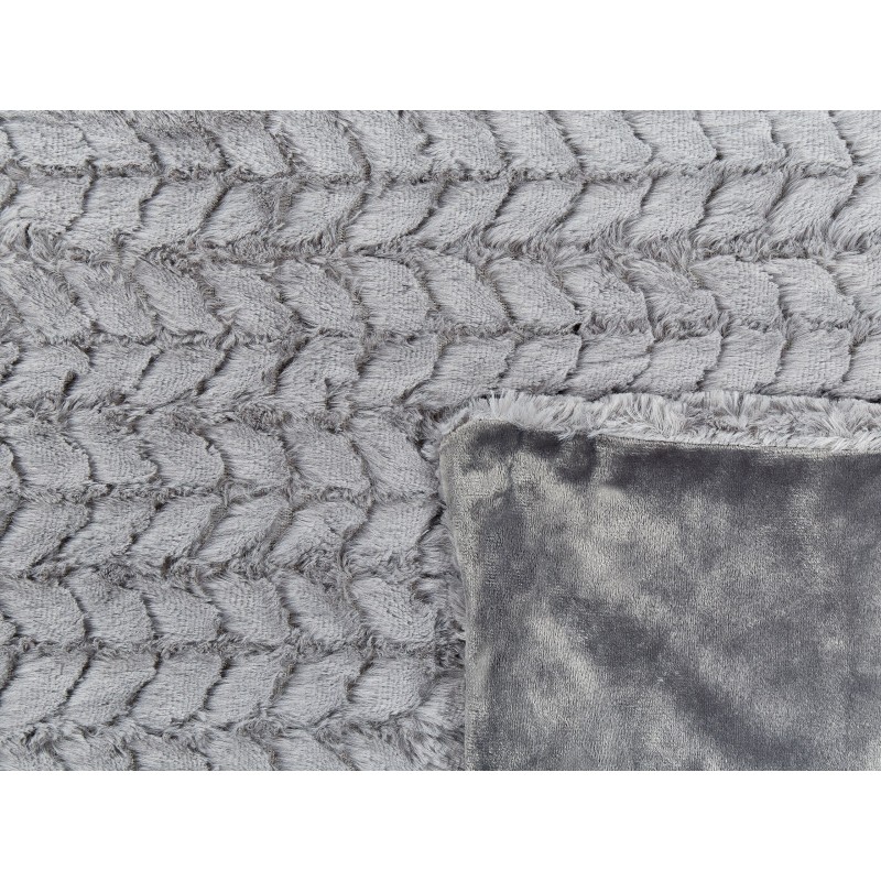 Koc SARASWATI 200 x 220 cm Jasnoszary