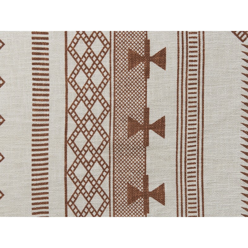 Koc JORHAT Bawełna 130 x 180 cm Beżowy