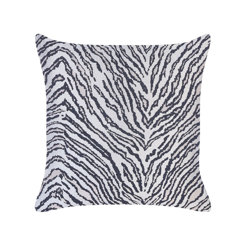 Zestaw 2 poduszek dekoracyjnych MANETTI 45 x 45 cm Czarny/ biały Wzór zwierzęcy