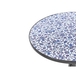 Stolik bistro CAMPRENA 60 cm 60 cm Metal Czarny