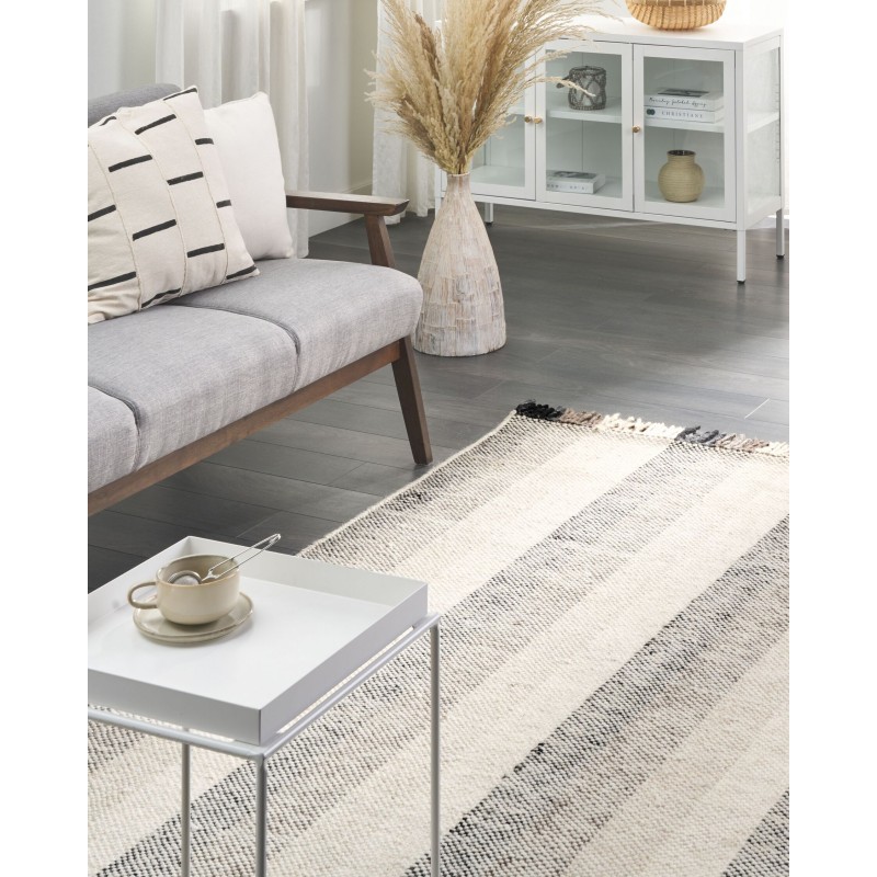 Dywan wełniany 160 x 230 cm złamana biel EMIRLER