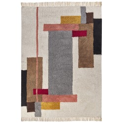 Dywan bawełniany 160 x 230 cm wielokolorowy NIKSAR