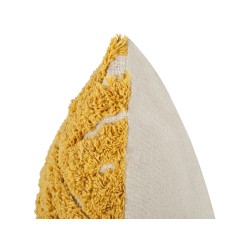 Poduszka dekoracyjna ALCEA Bawełna 45 x 45 cm Żółty Wzór geometryczny