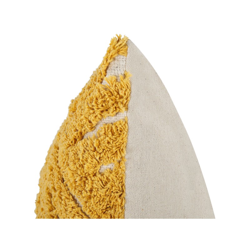 Poduszka dekoracyjna ALCEA Bawełna 45 x 45 cm Żółty Wzór geometryczny