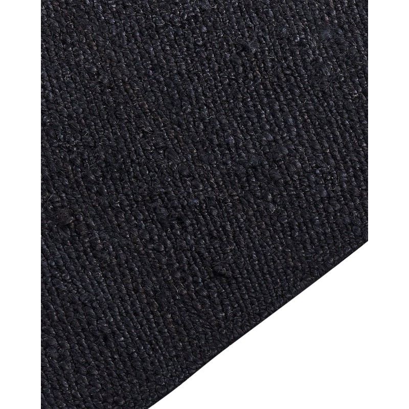 Dywan z juty 80 x 300 cm czarny SINANKOY