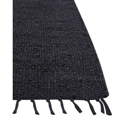 Dywan z juty 80 x 300 cm czarny SINANKOY