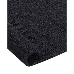 Dywan z juty 80 x 300 cm czarny SINANKOY