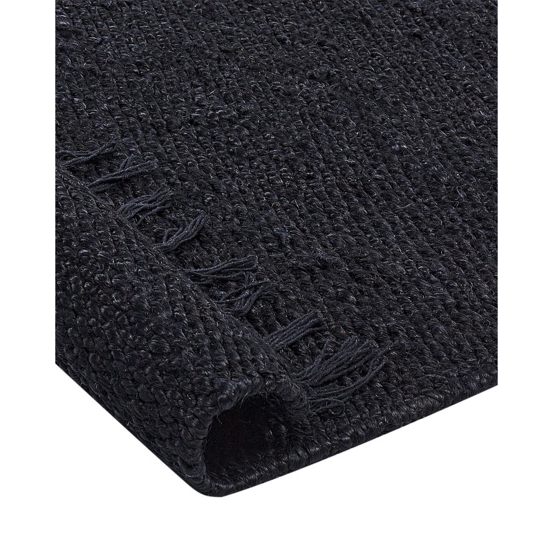 Dywan z juty 80 x 300 cm czarny SINANKOY