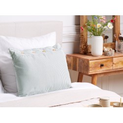 Poduszka dekoracyjna SEBRINE 40 x 60 cm Miętowy W paski