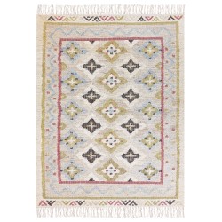 Dywan z juty 160 x 230 cm wielokolorowy TERKOS