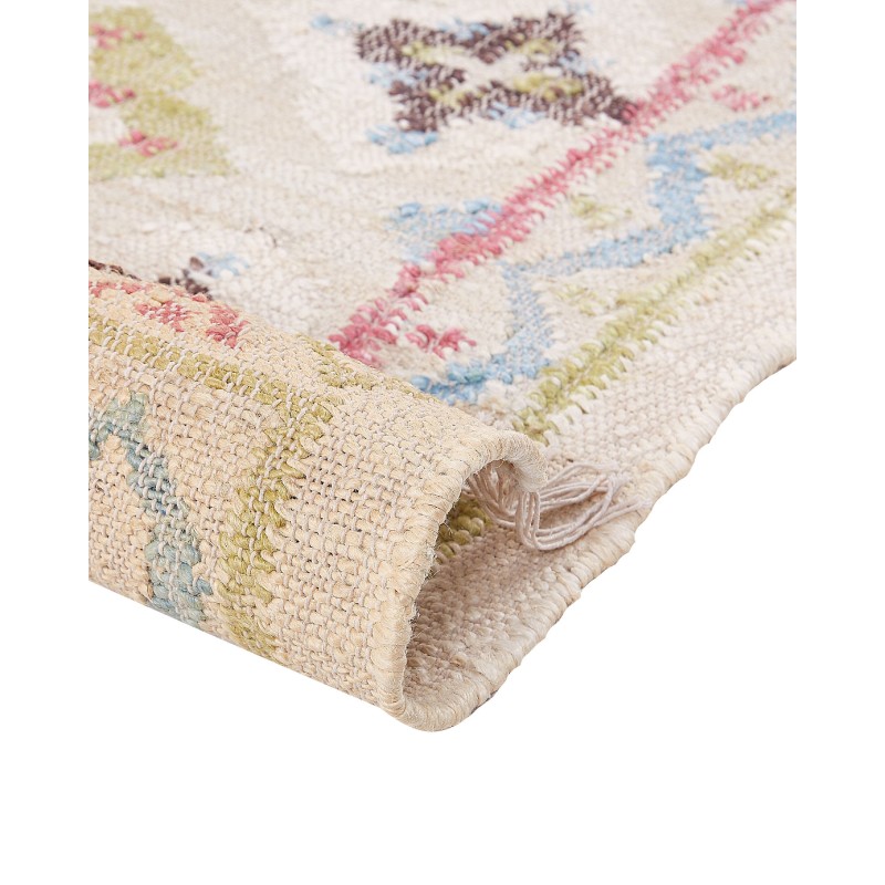 Dywan z juty 160 x 230 cm wielokolorowy TERKOS