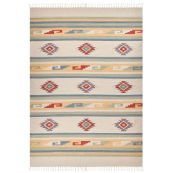 Dywan bawełniany kilim 200 x 300 cm wielokolorowy APARAN