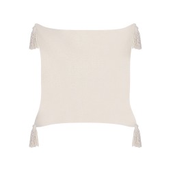 Zestaw 2 poduszek dekoracyjnych HAKONE 42 x 42 cm Beżowoszary Wzór geometryczny