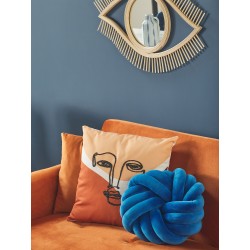 Zestaw 2 poduszek dekoracyjnych RUDBEKIA 45 x 45 cm Kolorowy Wzór abstrakcyjny