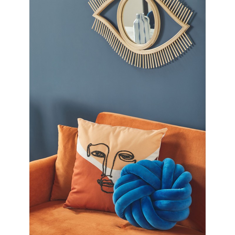 Zestaw 2 poduszek dekoracyjnych RUDBEKIA 45 x 45 cm Kolorowy Wzór abstrakcyjny