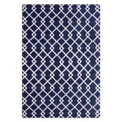 Dywan 140 x 200 cm niebieski SERRES