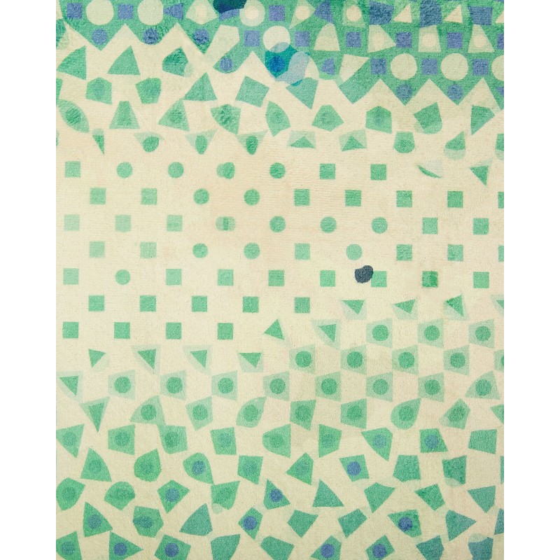 Dywan 140 x 200 cm niebiesko-zielony SUSUZ