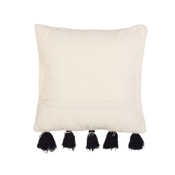 Zestaw 2 poduszek dekoracyjnych SAMBUCUS Bawełna 45 x 45 cm Beżowy Wzór geometryczny