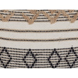 Zestaw 2 poduszek dekoracyjnych SAMBUCUS Bawełna 45 x 45 cm Beżowy Wzór geometryczny