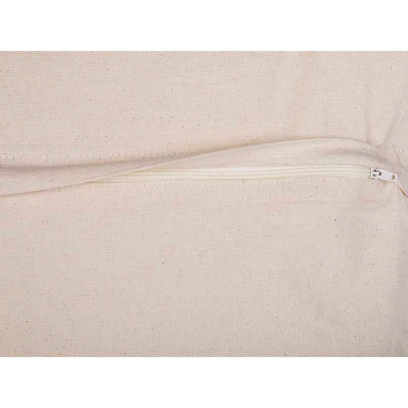 Zestaw 2 poduszek dekoracyjnych SAMBUCUS Bawełna 45 x 45 cm Beżowy Wzór geometryczny