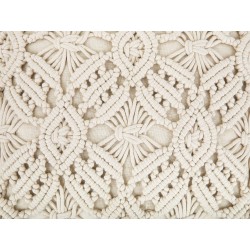 Zestaw 2 poduszek dekoracyjnych ESENKOY Bawełna 50 x 50 cm Jasnobeżowy Wzór geometryczny