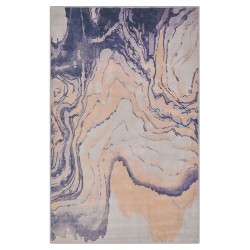 Dywan 140 x 200 cm beżowo-niebieski GEBZE