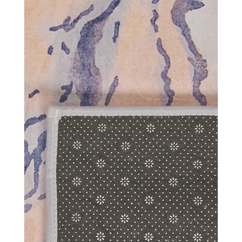 Dywan 140 x 200 cm beżowo-niebieski GEBZE