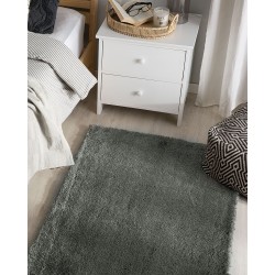 Dywan shaggy 80 x 150 cm ciemnoszary EVREN