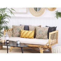 Zestaw 2 poduszek dekoracyjnych VRIESEA 45 x 45 cm Kolorowy Wzór abstrakcyjny