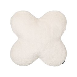 Zestaw 2 poduszek dekoracyjnych ACHILLEA Sztuczne futro 54 x 54 cm Beżowy Jednolity