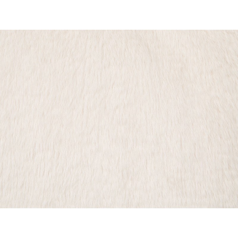 Zestaw 2 poduszek dekoracyjnych ACHILLEA Sztuczne futro 54 x 54 cm Beżowy Jednolity