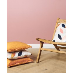 Poduszka dekoracyjna QUINOA Welur 45 x 45 cm Kolorowy Wzór roślinny