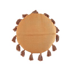 Zestaw 2 poduszek dekoracyjnych MADIA Bawełna 45 x 45 cm Pomarańczowy Jednolity