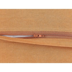 Zestaw 2 poduszek dekoracyjnych MADIA Bawełna 45 x 45 cm Pomarańczowy Jednolity