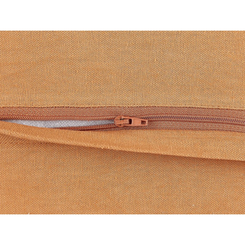 Zestaw 2 poduszek dekoracyjnych MADIA Bawełna 45 x 45 cm Pomarańczowy Jednolity