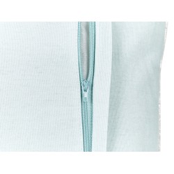 Poduszka dekoracyjna CERAMIUM Welur 45 x 45 cm Błękitny Wzór kwiatowy