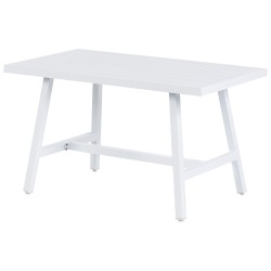 Narożnik ogrodowy ze stolikiem dla 6 osób CASTELLA/FRATTE Lewostronny Metal Zielony