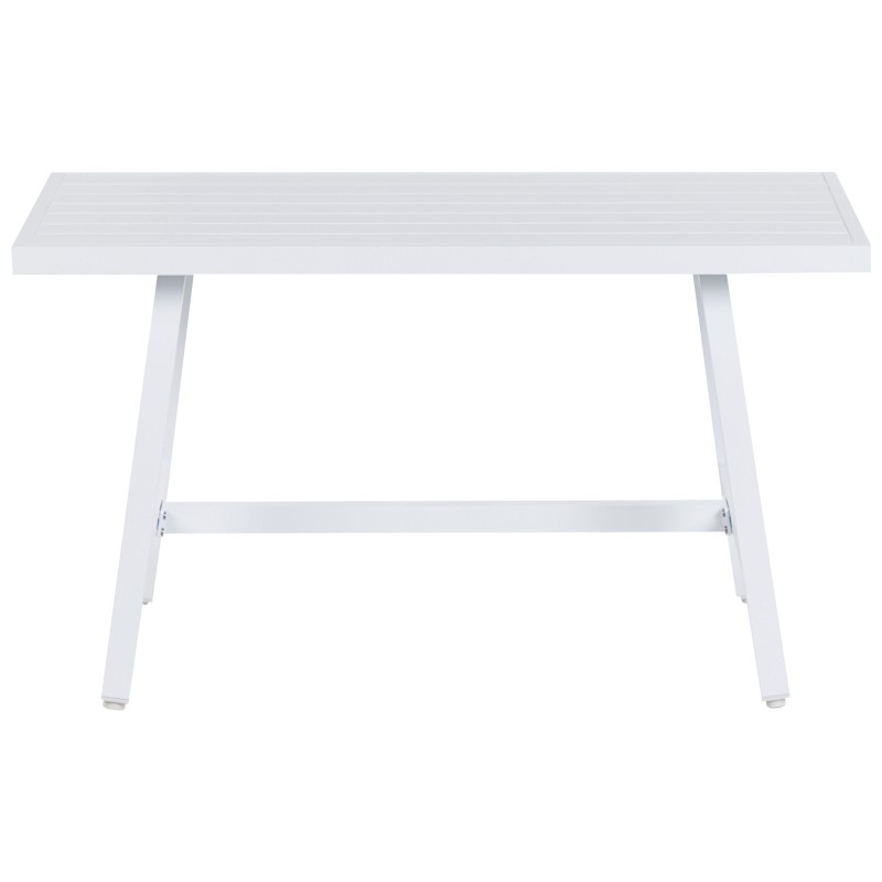 Narożnik ogrodowy ze stolikiem dla 6 osób CASTELLA/FRATTE Lewostronny Metal Zielony