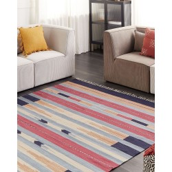 Dywan bawełniany kilim 200 x 300 cm wielokolorowy GANDZAK