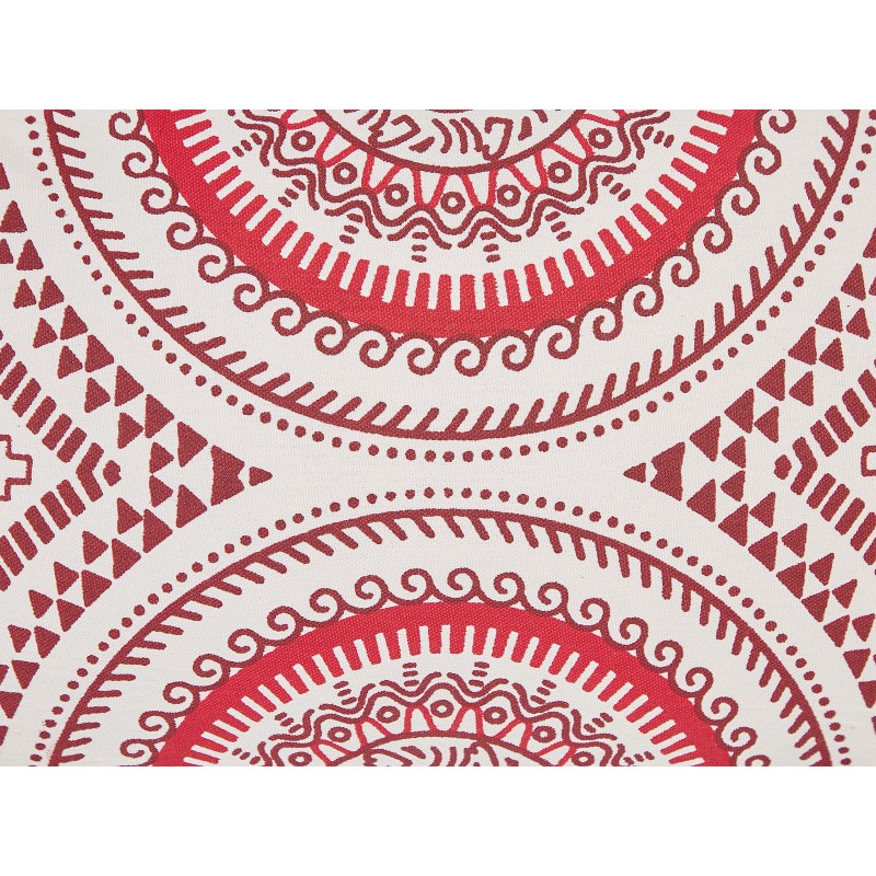 Poduszka dekoracyjna ANTHEMIS Bawełna 30 x 50 cm Czerwony Wzór orientalny