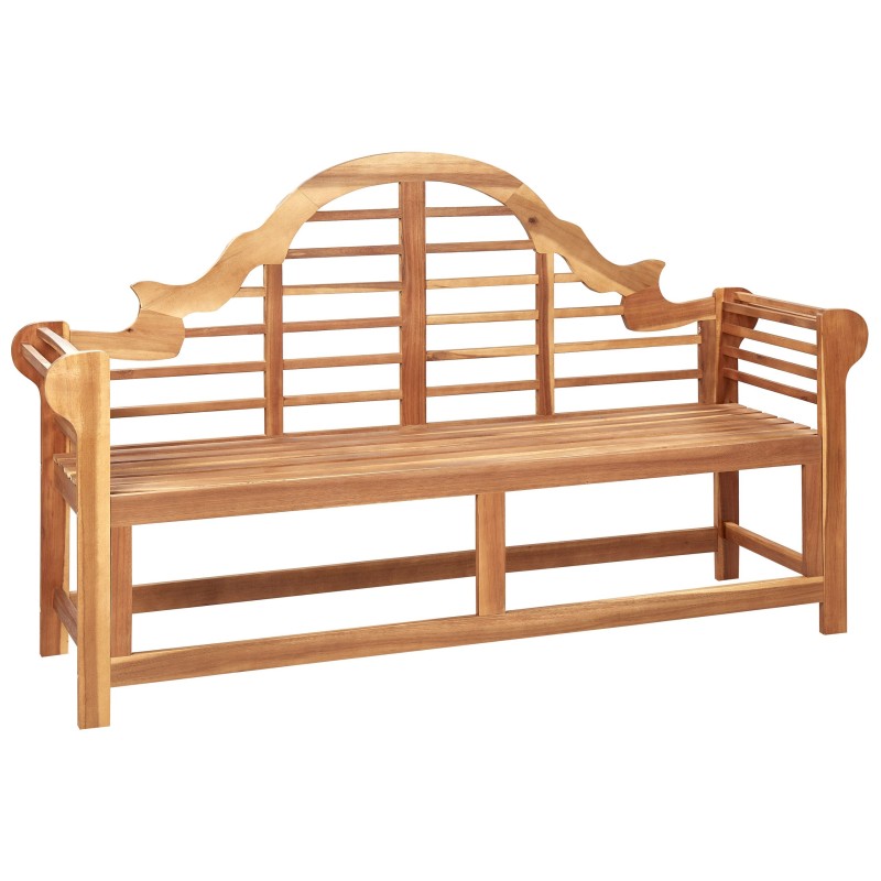 Ławka ogrodowa MARLBORO 196 cm Drewno akacjowe Jasnobrązowy